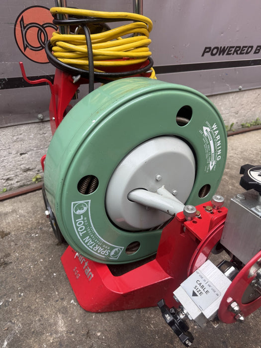 SPARTAN TOOL MODEL 300 DRAIN CLEANING MACHINE, New Condition.