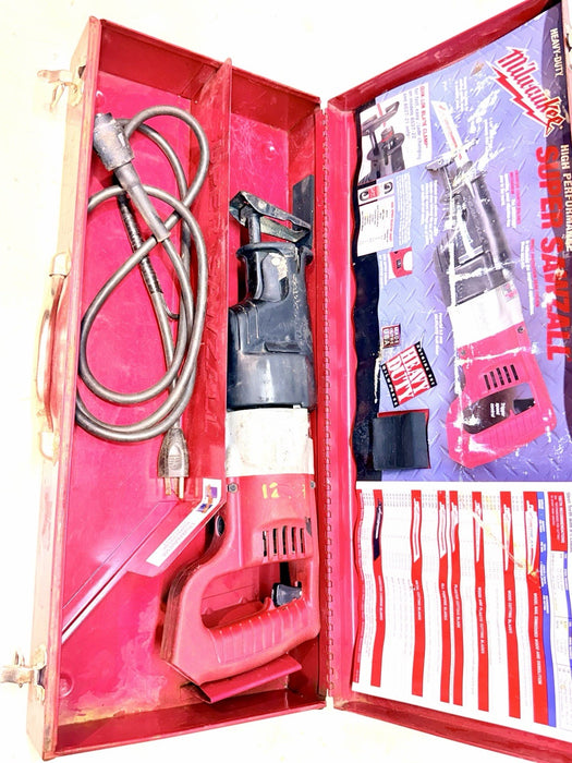 Milwaukee Super Sawzall 6527 Corded Electric Reciprocating Saw w/ Case # 1