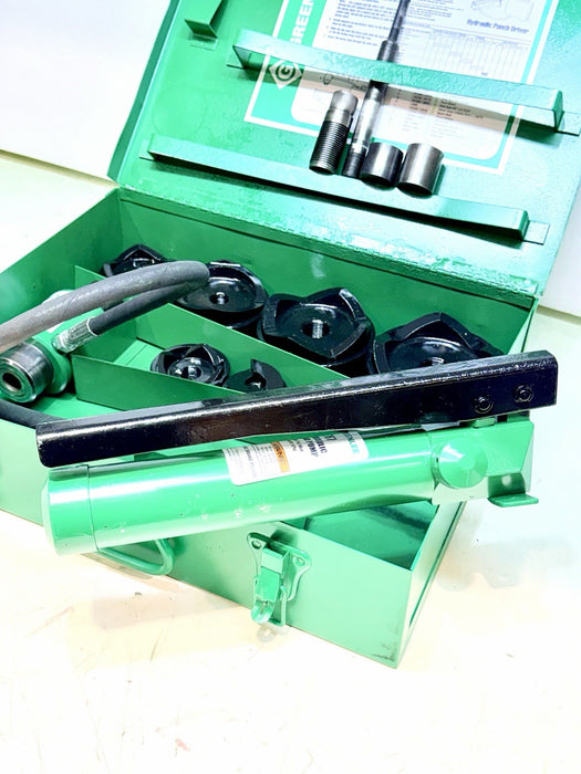 Greenlee 7310 Slug Buster KO  Knockout Punch Set 1/2"-4" + Current  Ram & Pump