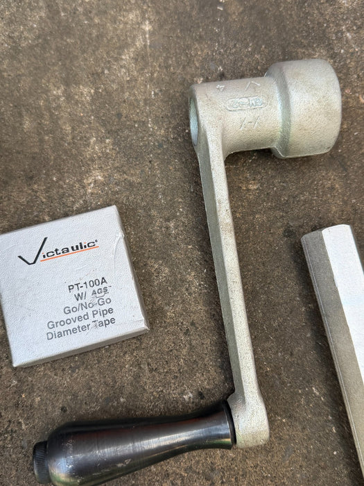 VICTAULIC  VE-26S ROLL GROOVER TOOL STEEL PIPE 2”-6” New Open Box