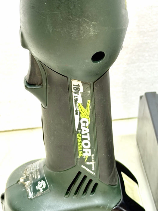 Greenlee Gator  18V  Cordless Cable Crimper, Charger, 4.0 battery