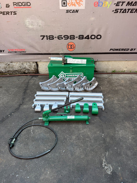 GREENLEE 882 Hydraulic Pipe Bender 1-1/4 - 2 RIGID EMT With Hand Pump