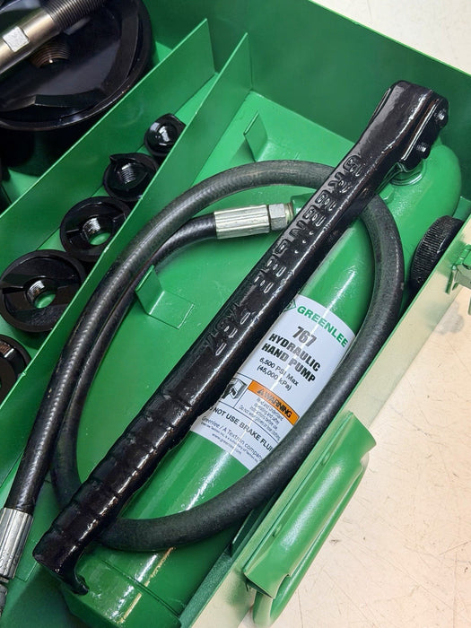 Greenlee 7310SB Slug Buster Knockout Punch Set 1/2 “- 4" Conduit Refurbished BG7
