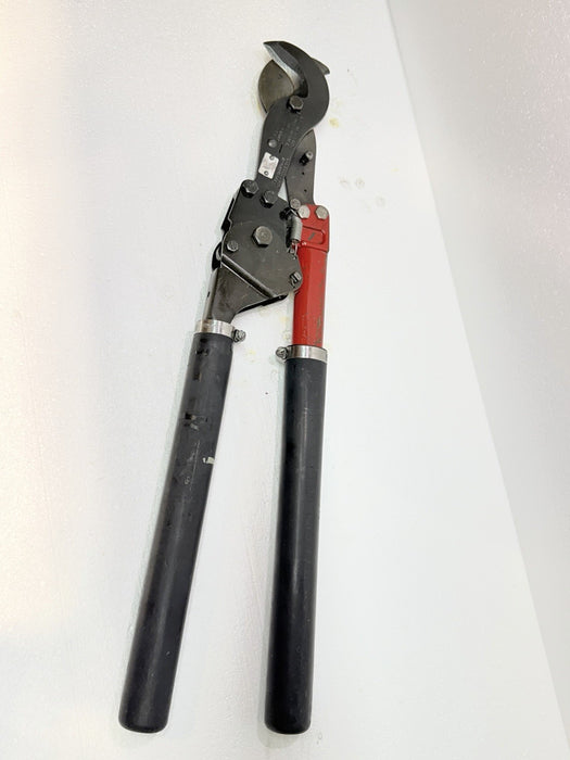 HK Porter 8690FS Ratchet Cable Cutter Aluminum Copper Made USA BG10