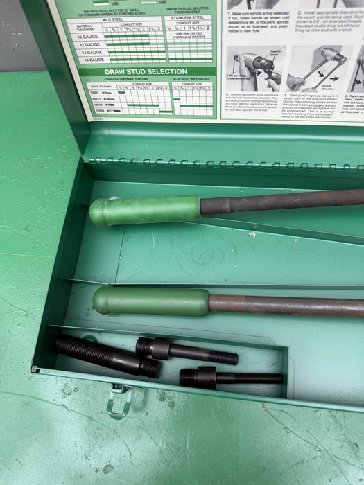 Greenlee 1904 Ratchet Knockout Punch Driver.  Brand New.  #2