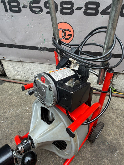 RIDGID K-400 Drain Cleaning Snake Auger 120V Drum Machine 3/8"x75' #4