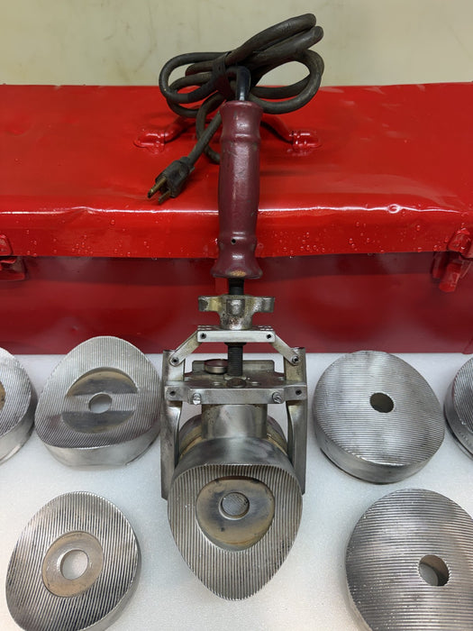 McElroy Concave Fusion Heater Set Butt Fusion Pipe Welding Tool Kit Used