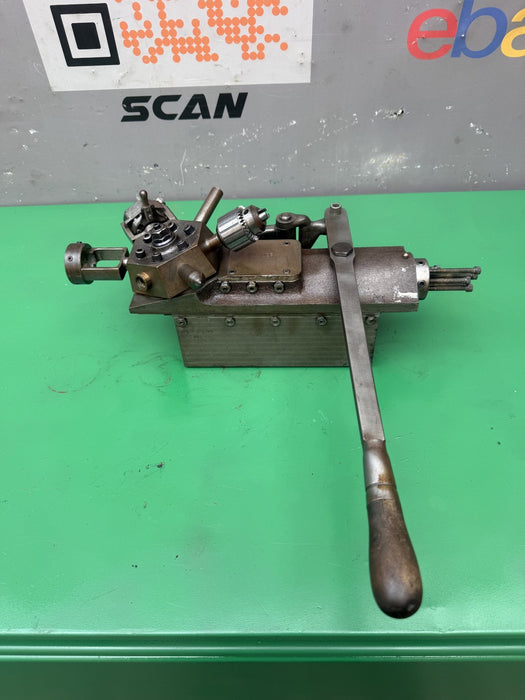Hardinge Lathe 6 Position Turret.  Tail Stock.  Nice.