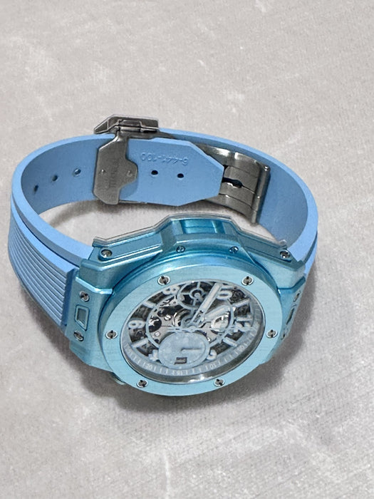 Hublot Big Bang Unico Summer 42mm Limited Edition in Turquoise Blue - Full Set