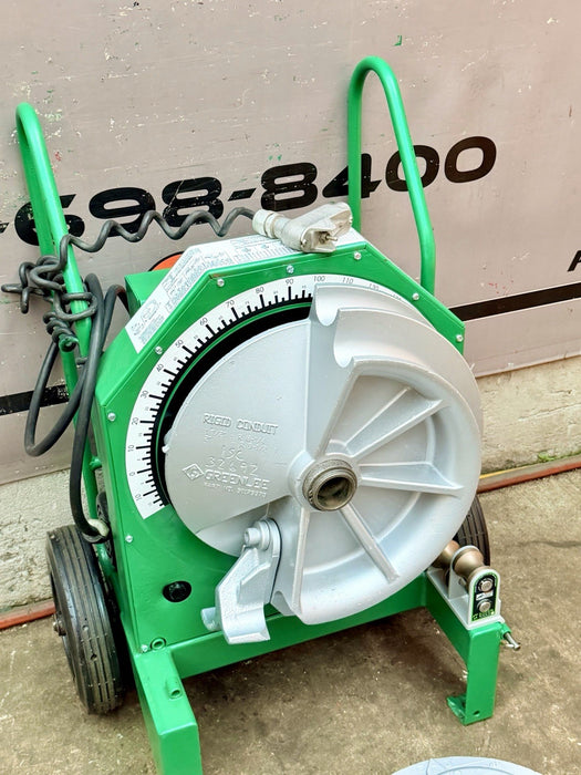 Greenlee 555 Conduit Pipe Bender 1/2"-2" RIGID & IMC Tested Works Great 6/22 #1