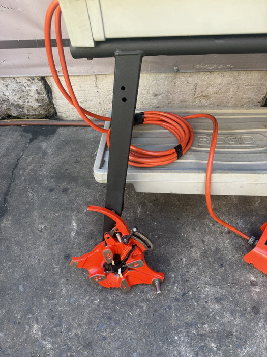 RIDGID 1224 Pipe Threading Machine 1/2” - 4” w/ 2 Die Heads. Best on Ebay. #2