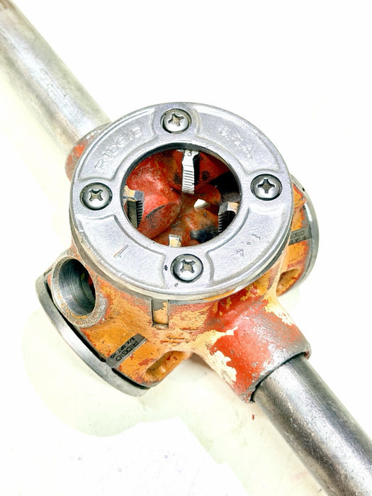 RIDGID 31-A 3-Way NPT Pipe Threader 1/2",  3/4", and 1" With Handles #3