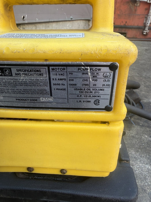Enerpac PUJ1200B Electric Hydraulic Pump 10000psi 115V 1PH
