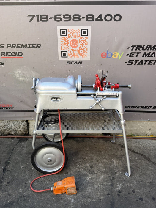 Reconditioned RIDGID® 535 V1 Pipe Threading Machine with 811 Die Head, Cart BG2