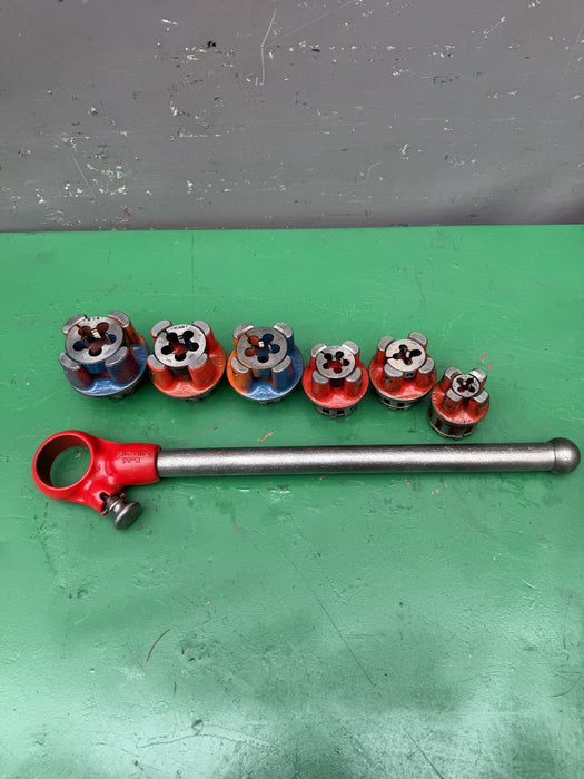 Ridgid 00-RB Bolt Threader Die Heads.  Great Set.  #3