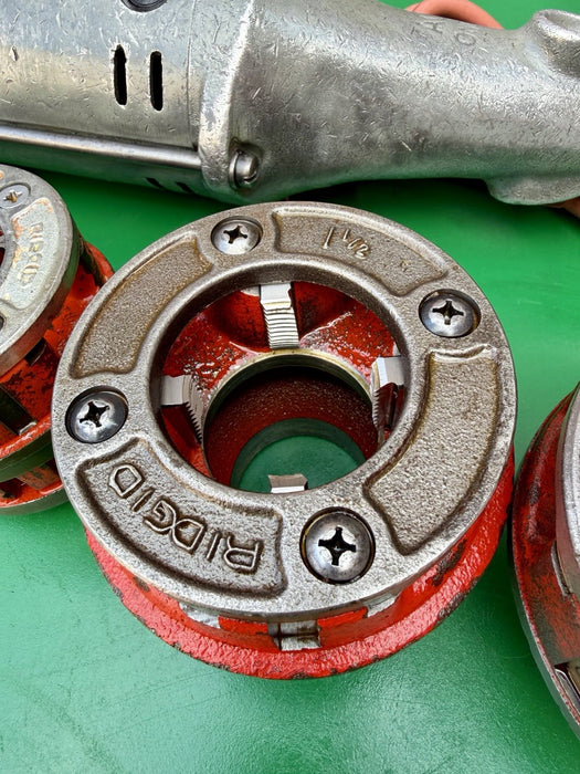 Ridgid 700 Pipe Threader Threading Machine & 12R Die Set 1/2” - 2” Excellent #3