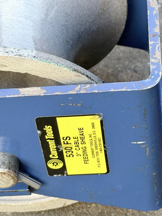 CURRENT TOOLS 530FS  3" CABLE FEEDING SHEAVE #2
