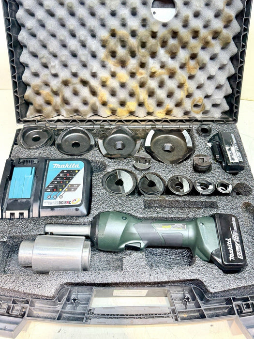 Greenlee LS100X Intelli-Punch 11-Ton Hydraulic Knockout Punch Set 1/2" - 4" #20
