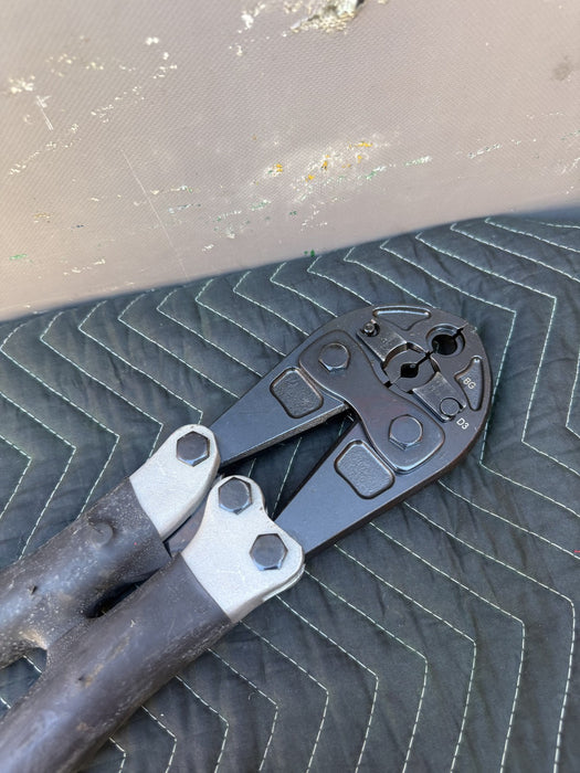 BURNDY MD68 Compression Tool Crimper Mint Condition.