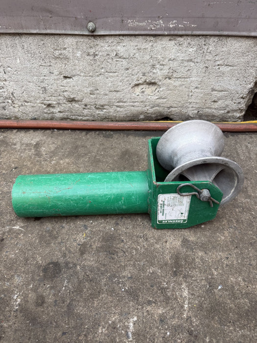Greenlee 441 4 inch Feeding Sheave for Cable Tugger Puller Refurbished