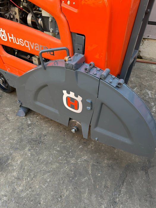 2016 Husqvarna FS-5000D Walk Behind Concrete Saw 26" Working Great VIDEO 421HRS