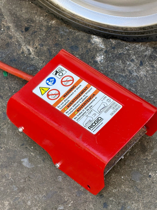 RIDGID® 1822-I Auto Chuck Pipe Threader with 815A HSS Dies & Cart, Excellent ✅
