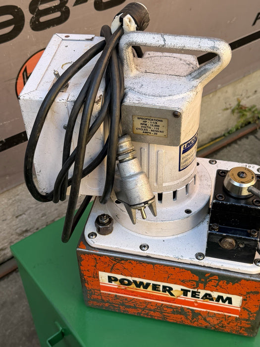 SPX POWER TEAM PE553 10,000 PSI ELECTRIC HYDRAULIC  PUMP 120 VOLTS WITH BOX