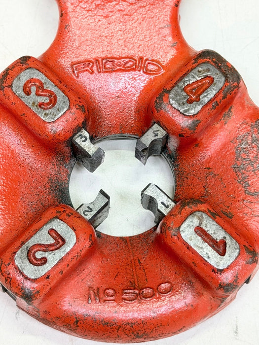 RIDGID 500 3/4" NPT Right Hand Pipe Threader Die Head Die Tool #3