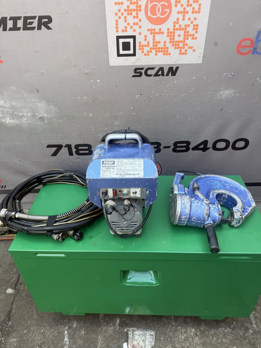 Nitto Kohki HS11-1624 50 ton Hydraulic Punch and HPD-05  Pump.  Works Fine.