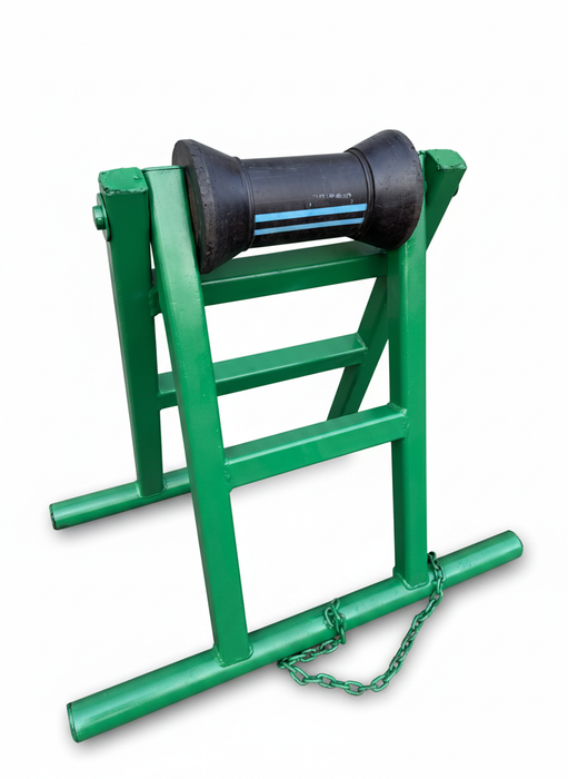 McElroy Mfg Extra Large Pipe Support Roller Stand Heavy Duty Used USA Made — photo 2