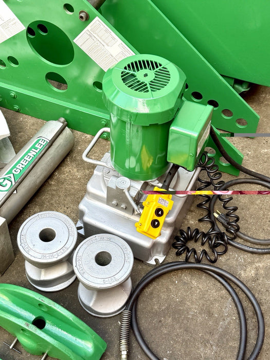 Greenlee 884 Hydraulic Bender 1-1/2 to 4" Rigid Pipe, Hyd. Pump, Warranty!