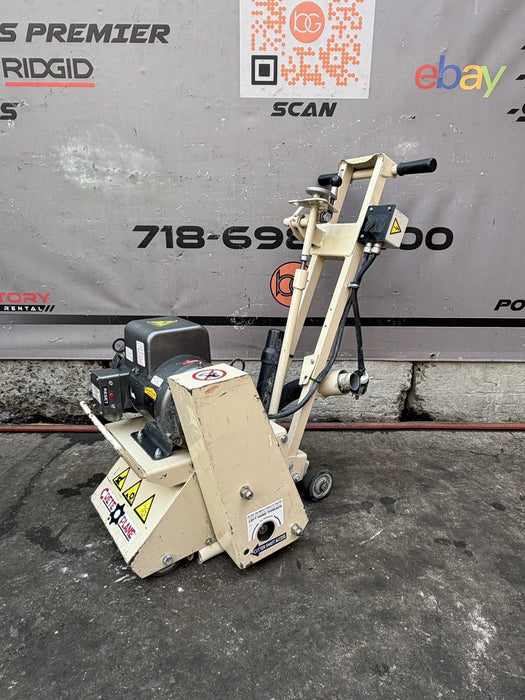 Edco CPM-8 Concrete Scarifier Grinder Electric Motor Works Fine Mint Shape 220V