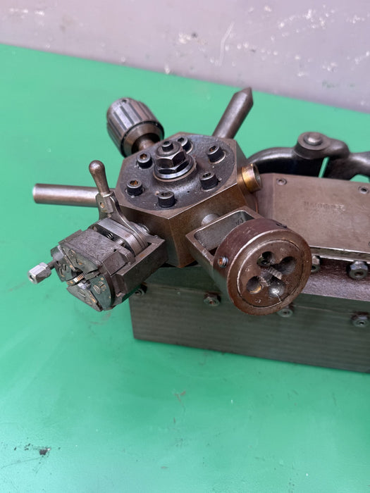 Hardinge Lathe 6 Position Turret.  Tail Stock.  Nice.