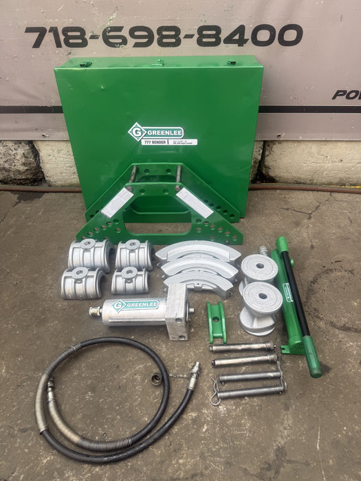 GREENLEE 777  1 1/4 to 4 inch Rigid Pipe Conduit Bender   Great Shape. 10/23/26