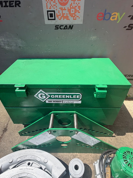 Greenlee 885 Hydraulic Pipe Bender 1-1/4”-5” Rigid GREAT SHAPE