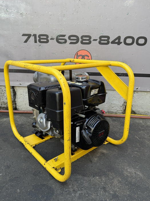 2021 Wacker Neuson PT4A 4" Portable Self-Priming Trash Water Pump Honda