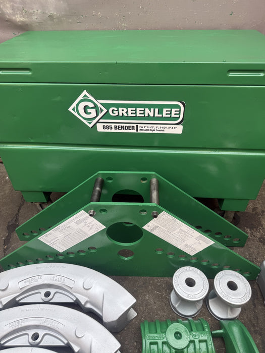 Greenlee 885 Hydraulic Pipe Bender 1-1/4”-5” Rigid GREAT SHAPE 8/11/26 #3