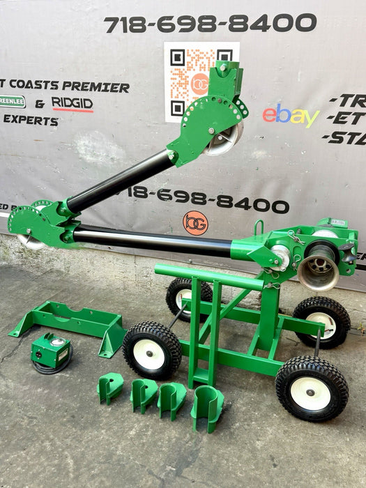 Greenlee 6800 Ultra Tugger 8000 lb. Cable Puller + Accessories Excellent!!!