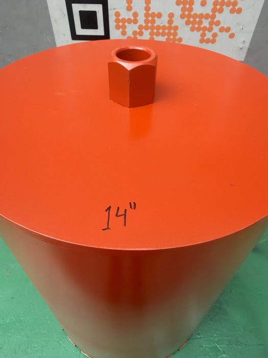 Diteq 14"  Wet Diamond Concrete Core Drill Bit   Mint Condition.
