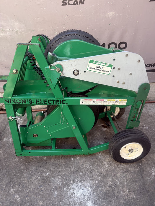 Greenlee 6810 Ultra Cable Feeder for  Cable Puller and Tugger.  Works Fine.  #3