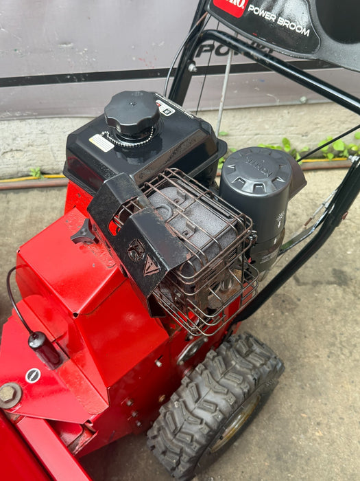 TORO 36" Walk-Behind Rotary Broom Kohler 208cc Power Steering Commercial #5