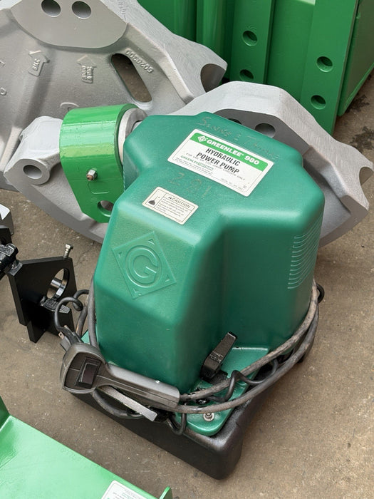 GREENLEE 881CT CAM TRACK Conduit Pipe Bender 2-1/2-4" EMT RIGID IMC, PUMP, TABLE