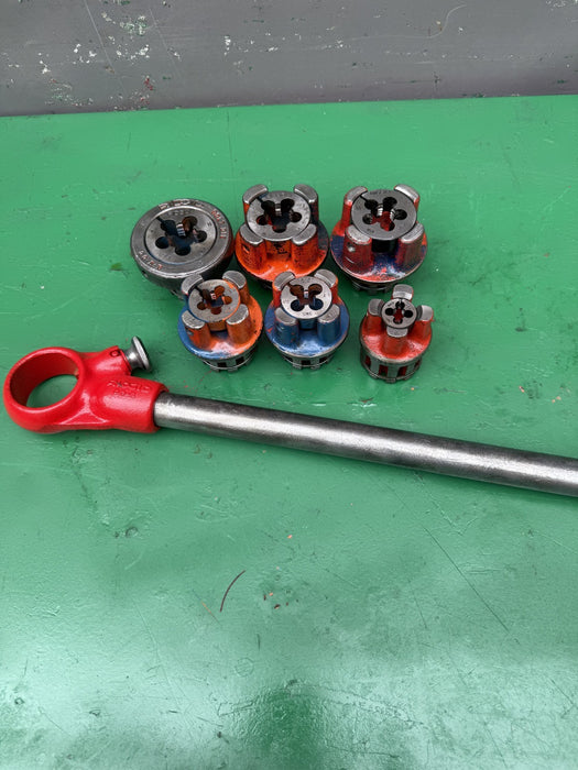 Ridgid 00-RB Bolt Threader Die Heads.  Great Set.   #4