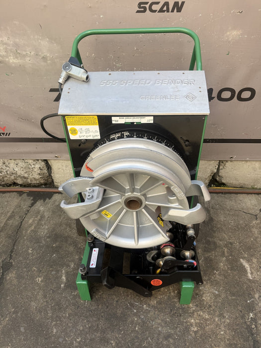 Greenlee 555 SBC Bender Converted to 555  1/2”-2” EMT IMC Rigid Bender.  Great.
