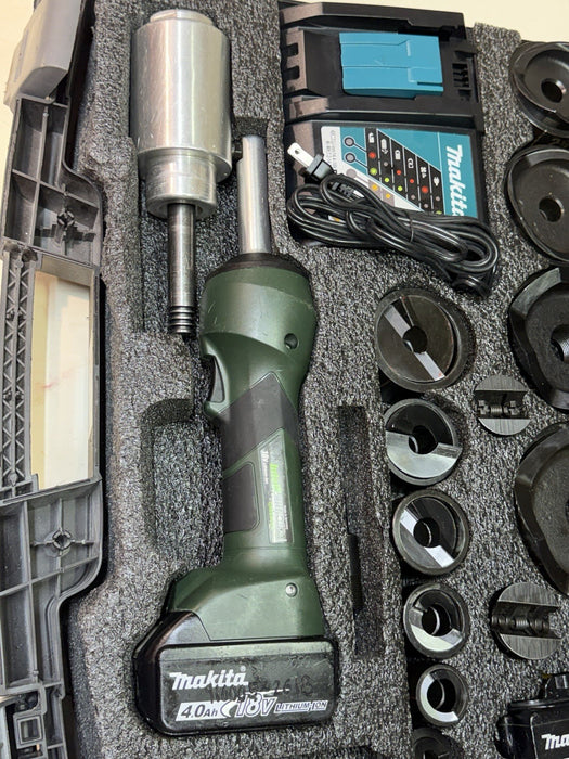 Greenlee LS100X Intelli-Punch 11-Ton Hydraulic Knockout Punch Set 1/2" - 4" #18