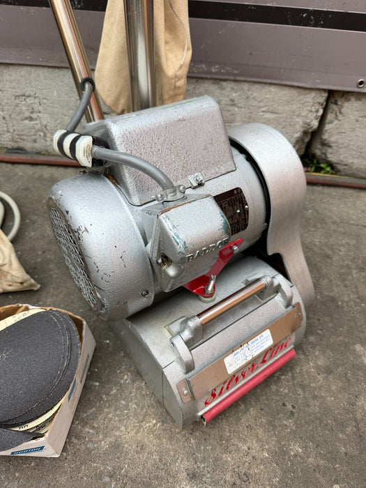 SILVERLINE SL-8 Floor Drum Sander & Edger SL-7 Set with Sandpaper