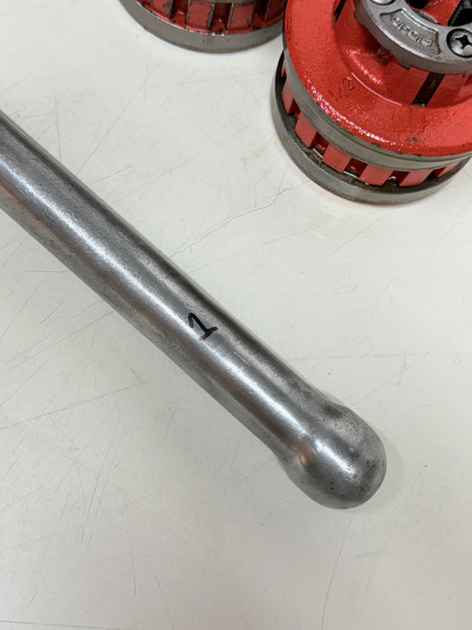 Ridgid 12-R Pipe Threader Die Head Set & Ratchet Head 12R  1/2" - 2" Dies #BG1