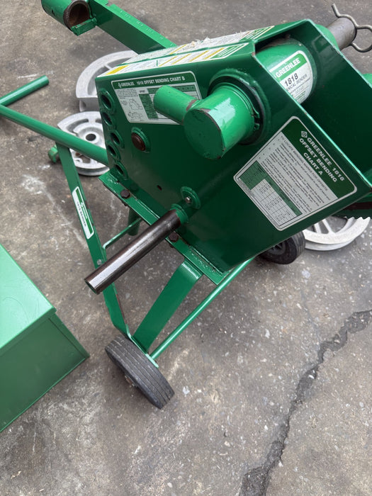 Greenlee 1818 Mechanical Pipe Bender 1/2"-2" RIGID EMT Conduit Chicago 5 Shoes