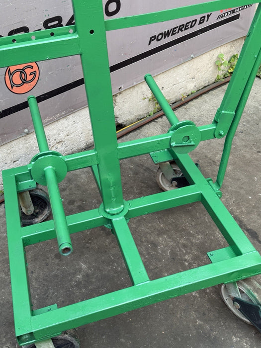 GREENLEE 910 8 SPOOL WIRE DISPENSER ASSEMBLY CART #1