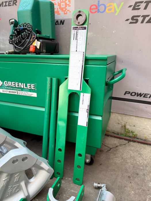 Greenlee 881CT Hydraulic Bender 2.5”-4” Rigid IMC EMT w/ 980 Pump 1813 Table